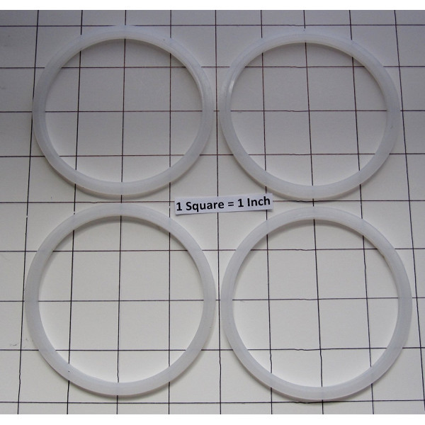 FAB INTERNATIONAL REPLACEMENT GASKET COMPATIBLE WITH NUTRI BULLET  Gasket (4 Pack) ( AFTER MARKET PART )