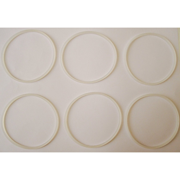 FAB INTERNATIONAL REPLACEMENT GASKET COMPATIBLE WITH Sensio 13330,13586,13606,13615,10029 Bella Cucina Replacement Gasket ( 6 PK )