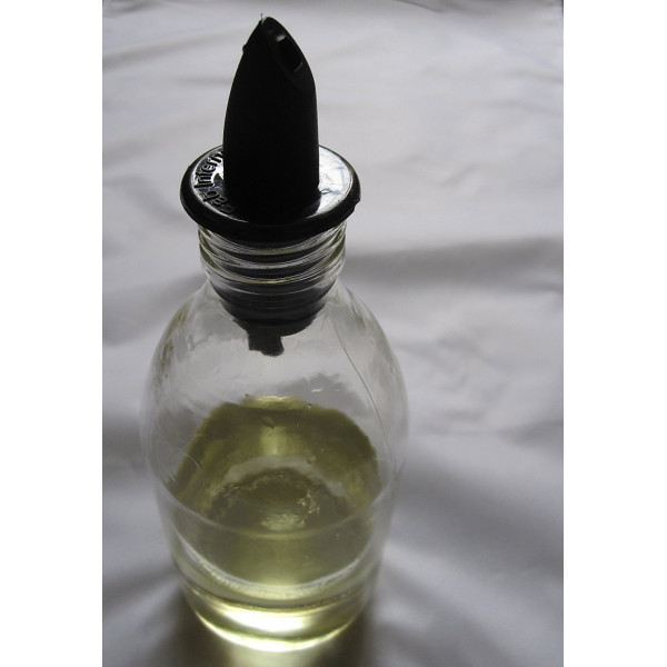 Fab International Free-Flow Liquor Bottle Speed Pourers Black (6)